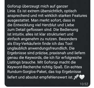 Testimonial: GOFORUP überzeugt auf ganzer Linie
